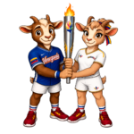 Chika y Cheo: dos chivos falconianos son elegidos las mascotas oficiales de los Juegos Estudiantiles 2026
